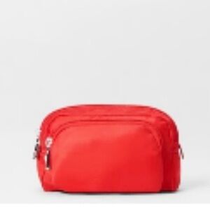 Cherry Red MZ Wallace Chelsea cosmetic Bag